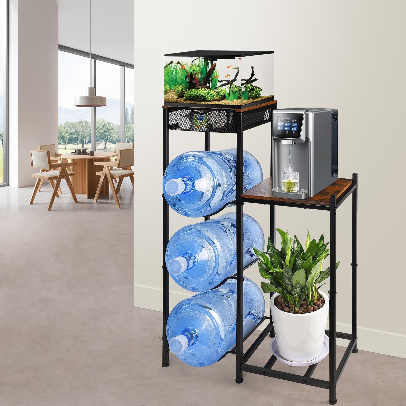 CAROD multi-use rack helps organize bottles, plants, or small items