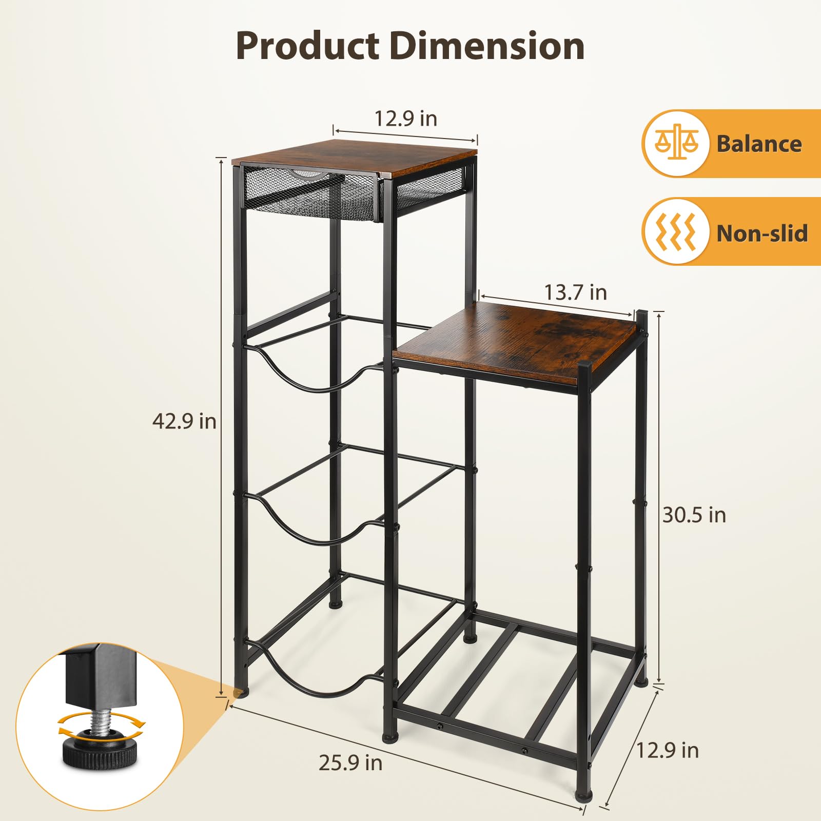 CAROD water jug rack suitable for kitchen, lounge, and office use