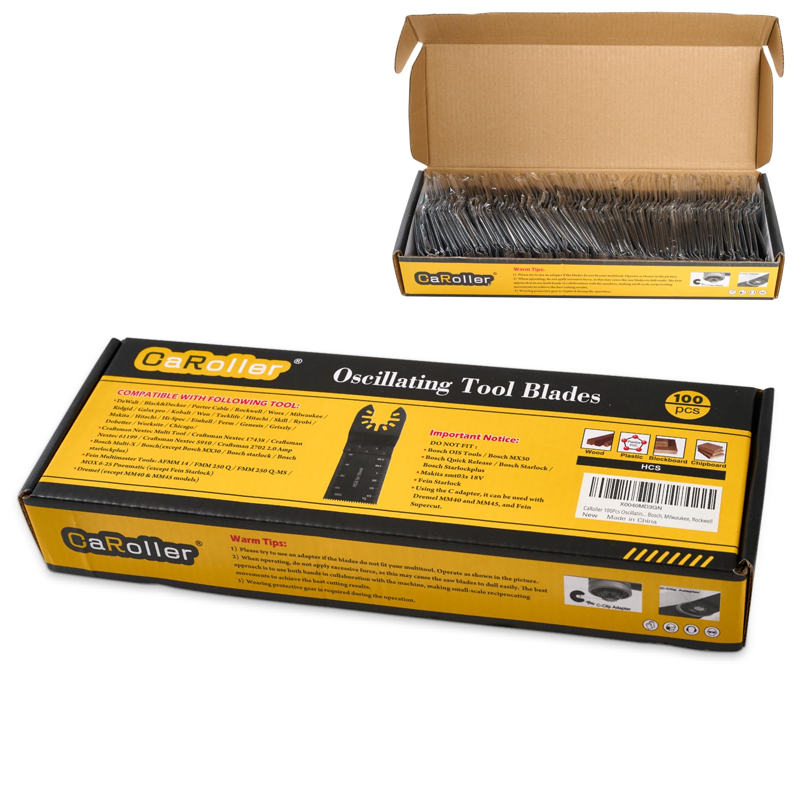 CaRoller quick-release blades enable easy tool changes