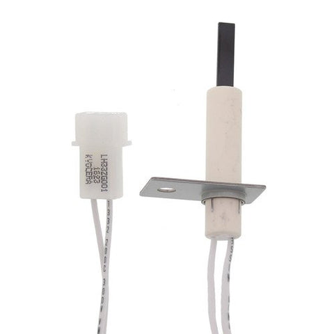Carrier LH33ZG001 hot surface igniter side view shows durable ceramic element.