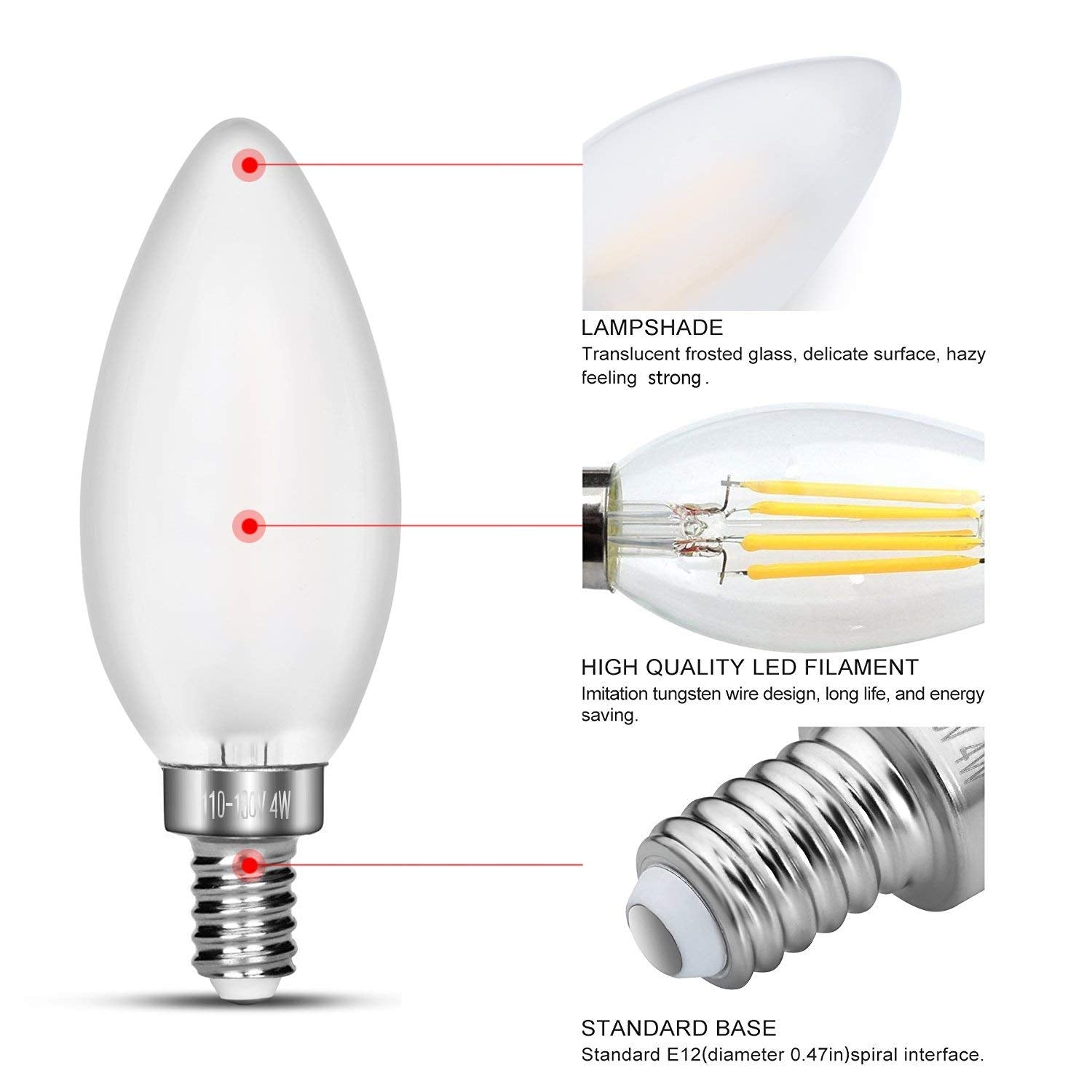 CarryBC 40W-equivalent LED bulb uses 4W for energy-efficient lighting