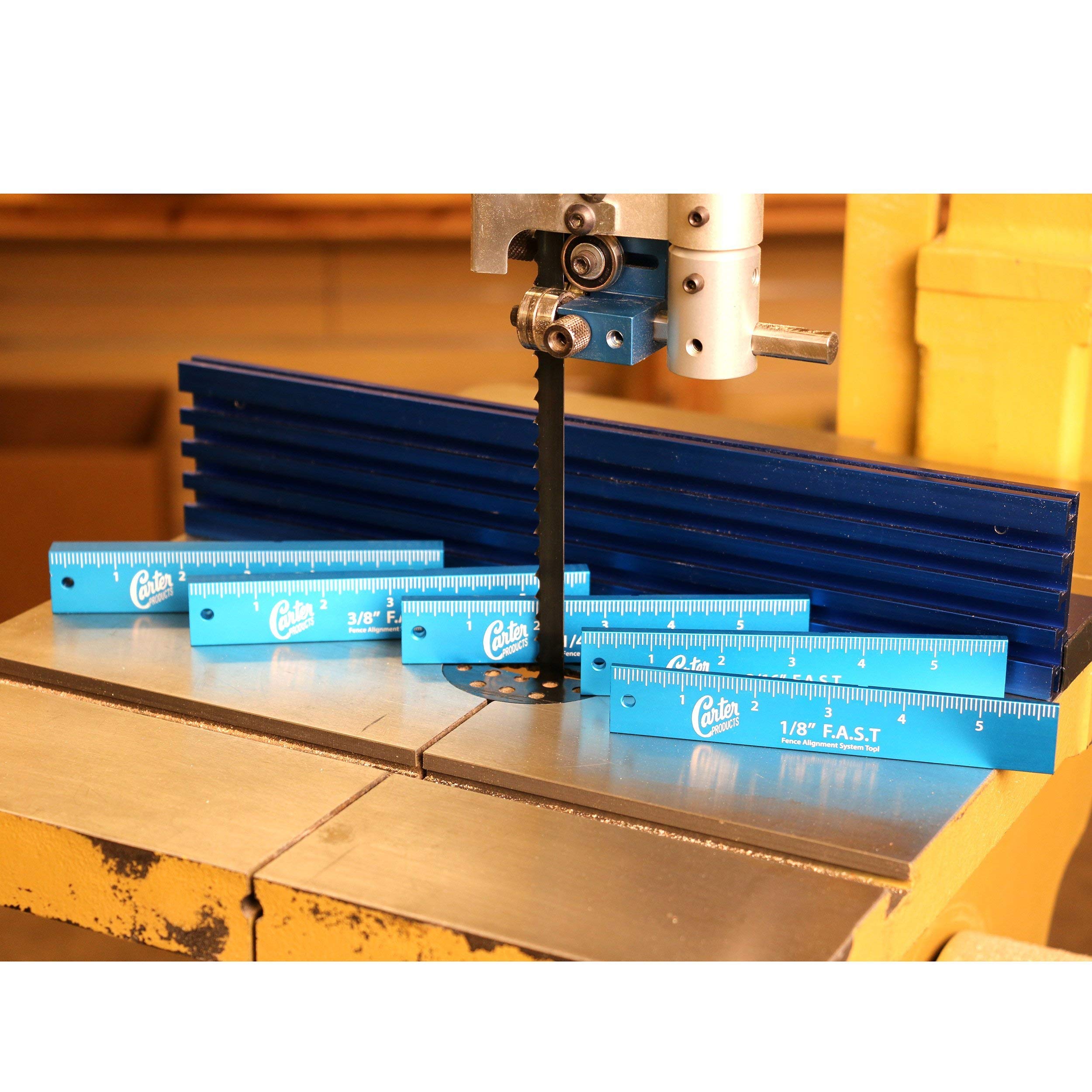 Carter F.A.S.T blade-to-fence alignment tool for precise cuts and consistent setup.
