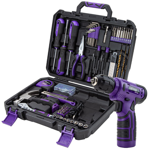 CARTMAN 150-piece tool set in case for organized home repairs.
