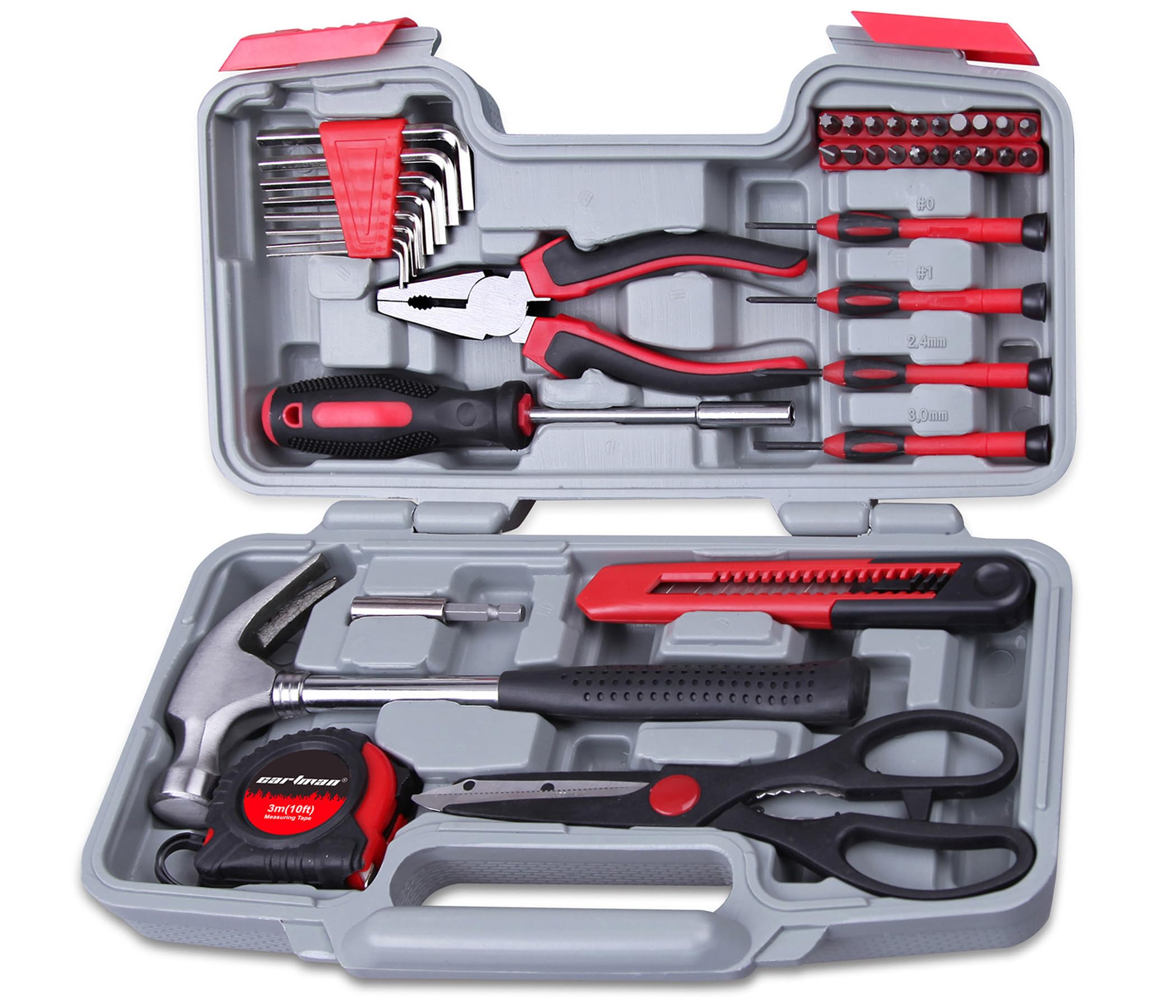 CARTMAN 39-piece tool set hammer for sturdy home repairs