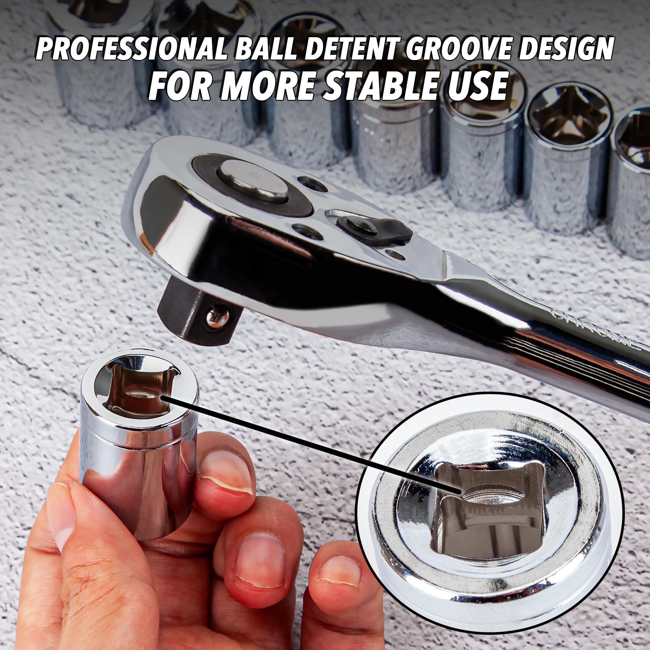 CARTMAN chrome-finish wrenches offer durability and corrosion resistance for long-term use.