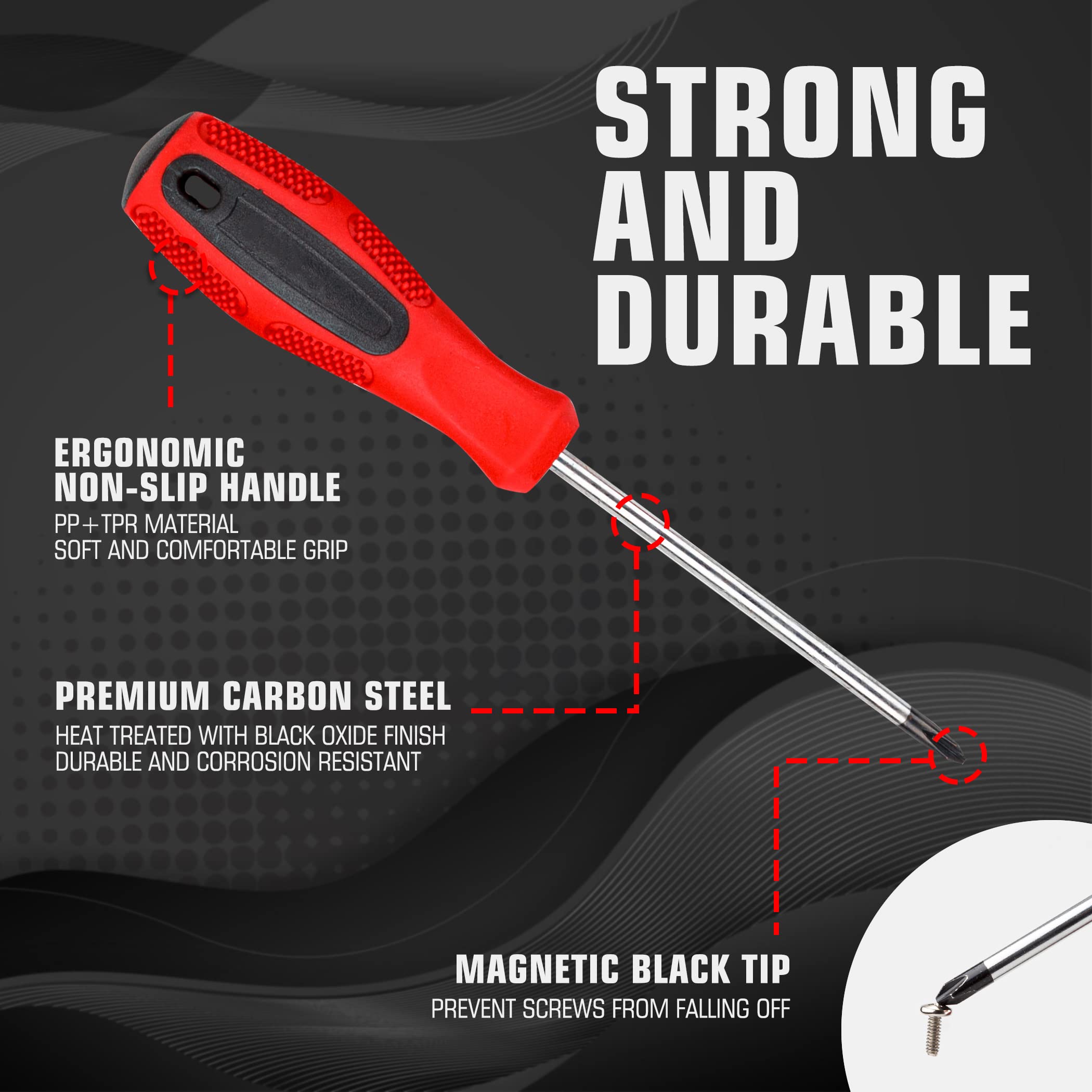 CARTMAN offset screwdrivers 2pcs reach tight angles.