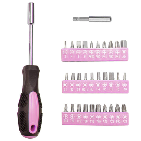 Cartman pink toolbox set ideal for gifting on birthdays and holidays