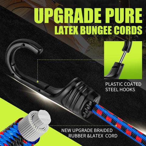 Cartman tarp clips included for reliable attachment to tarps and canopies.