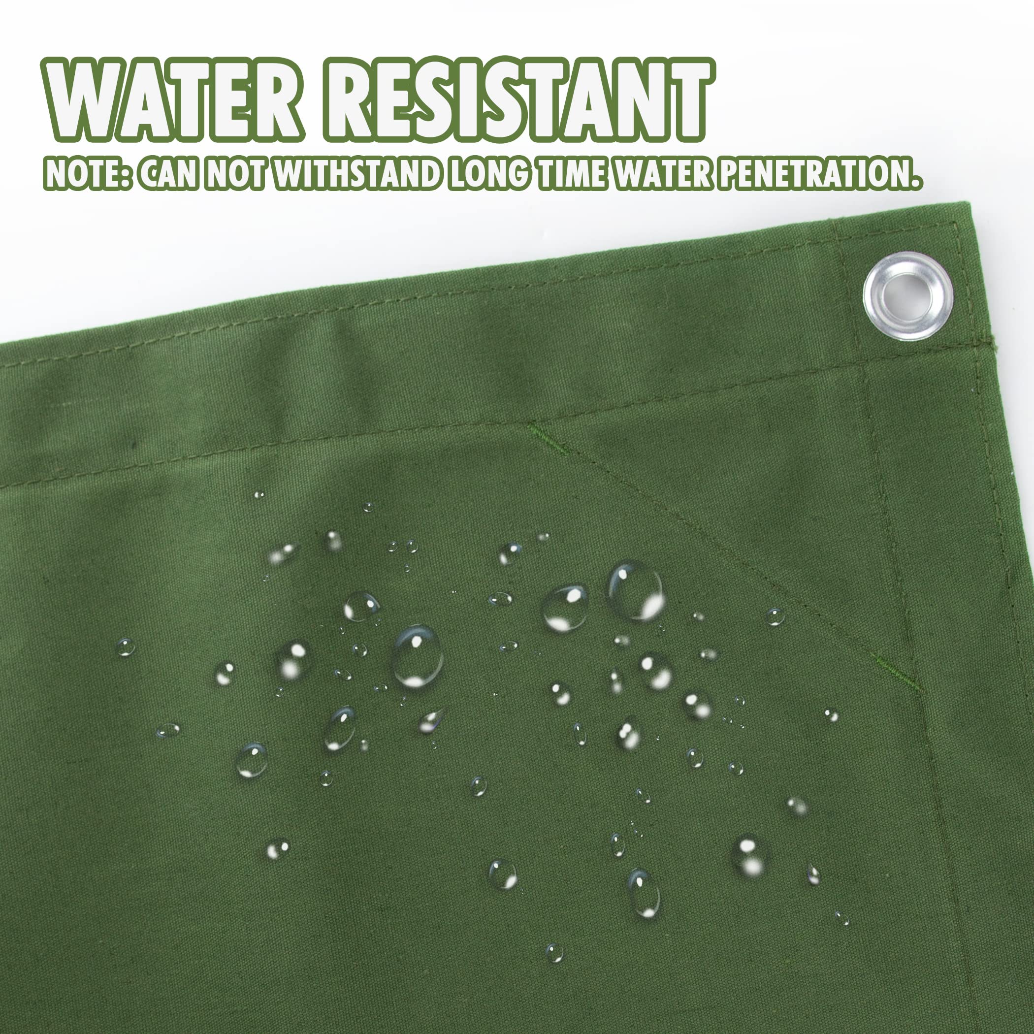 Cartman water-protective-all-season-tarp keeps gear dry in variable conditions.