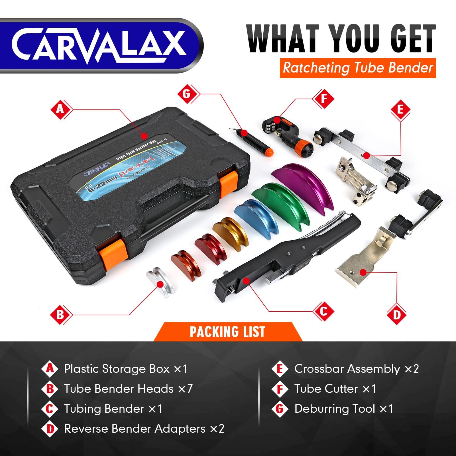 CARVALAX 90-degree bend demonstrates compact, precise aluminum construction.