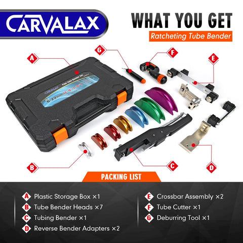 CARVALAX 90-degree bend demonstrates compact, precise aluminum construction.