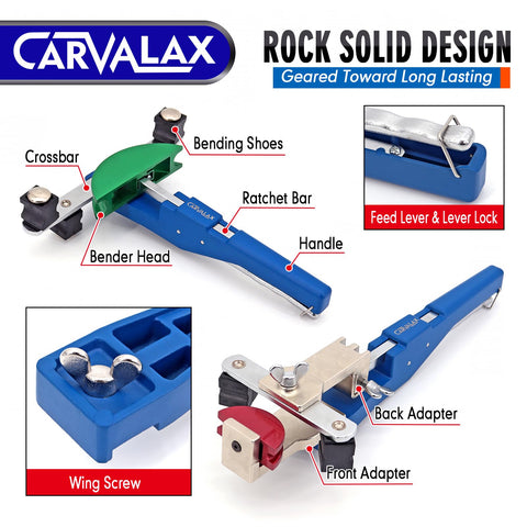 Heavy-duty case keeps all components organized and portable.