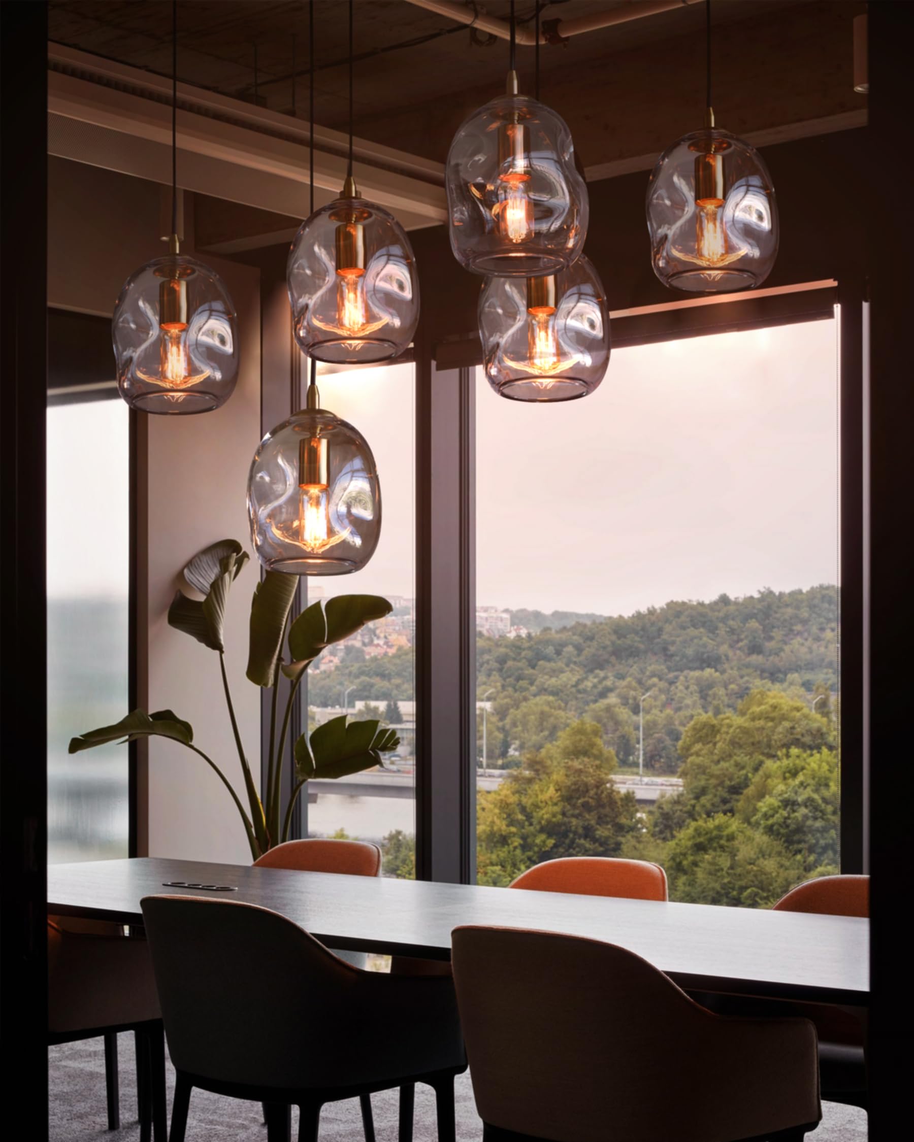 CASAMOTION modern industrial pendant suits sink counters and porch nooks.