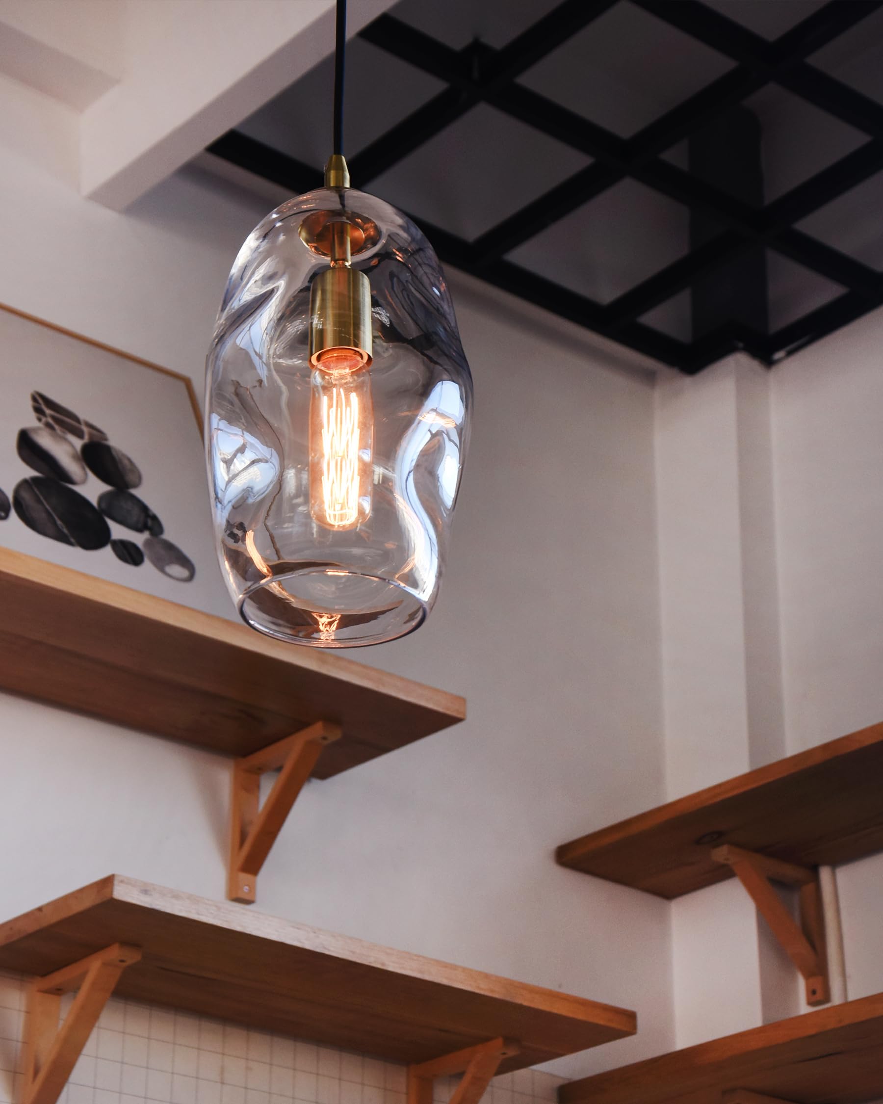 Casamotion brass gold kit pendant with modern finish.