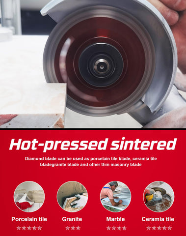 Casaverde high-performance diamond matrix offers long blade life.
