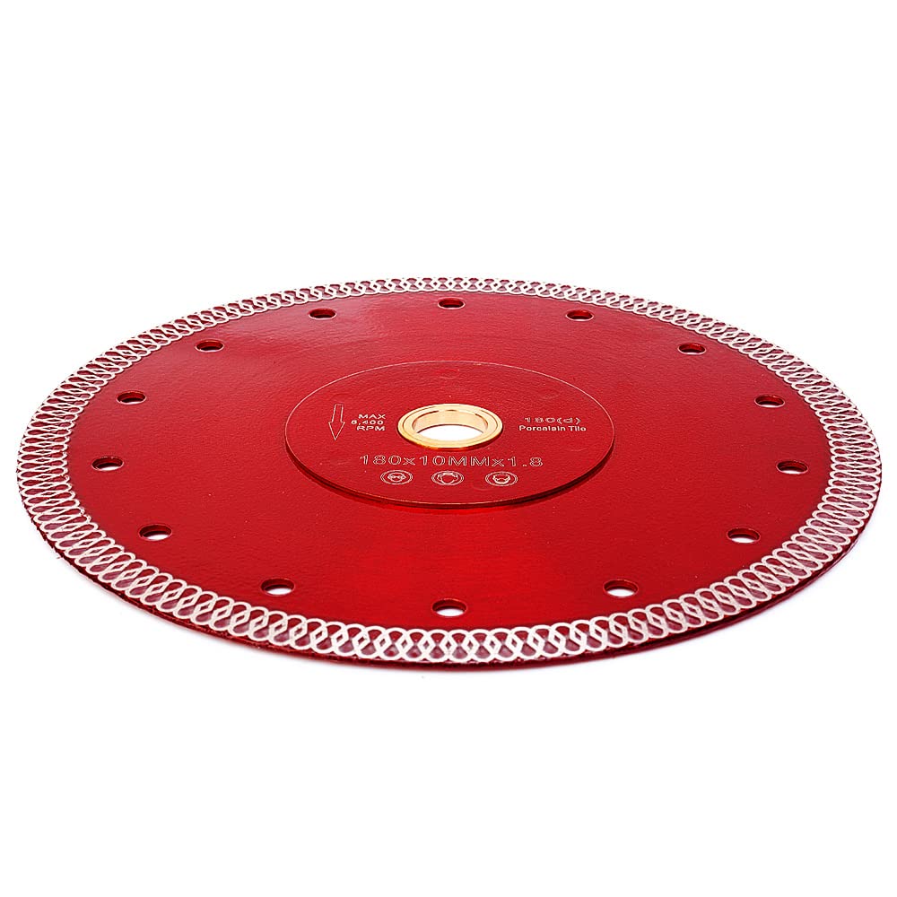 Casaverde porcelain tile blade in wet cutting setup for smooth results