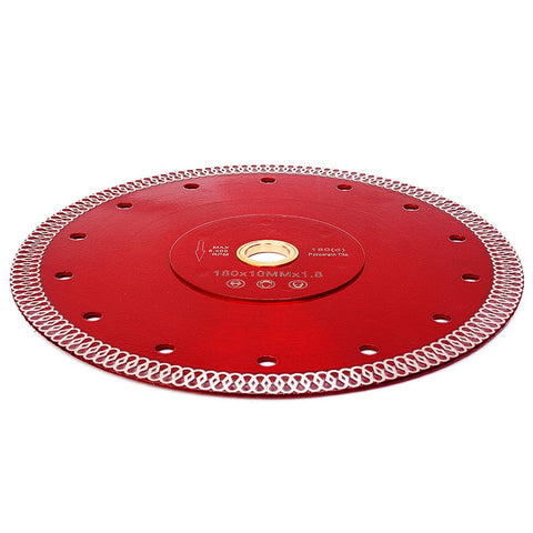 Casaverde porcelain tile blade in wet cutting setup for smooth results