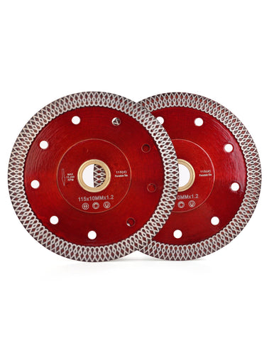 Casaverde super thin turbo rim blade in action for precise cuts.