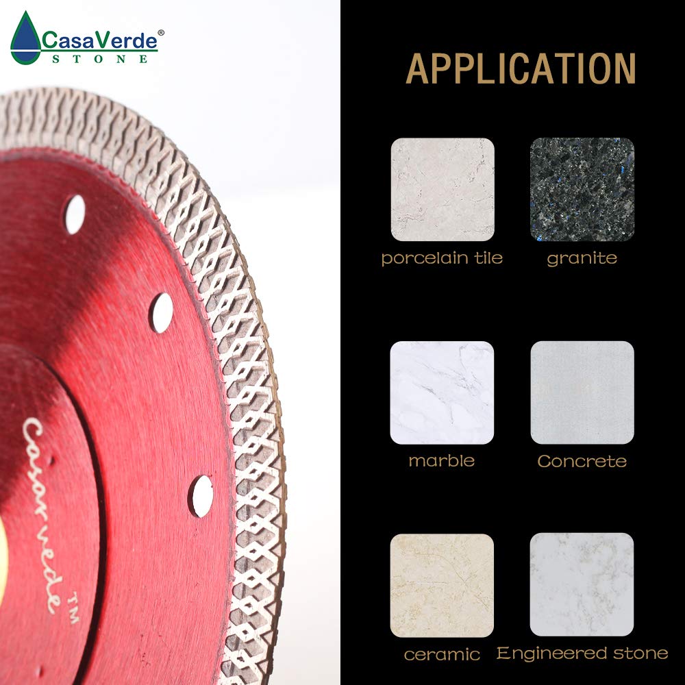 Casaverde thin porcelain blade with free chips for cleaner cuts