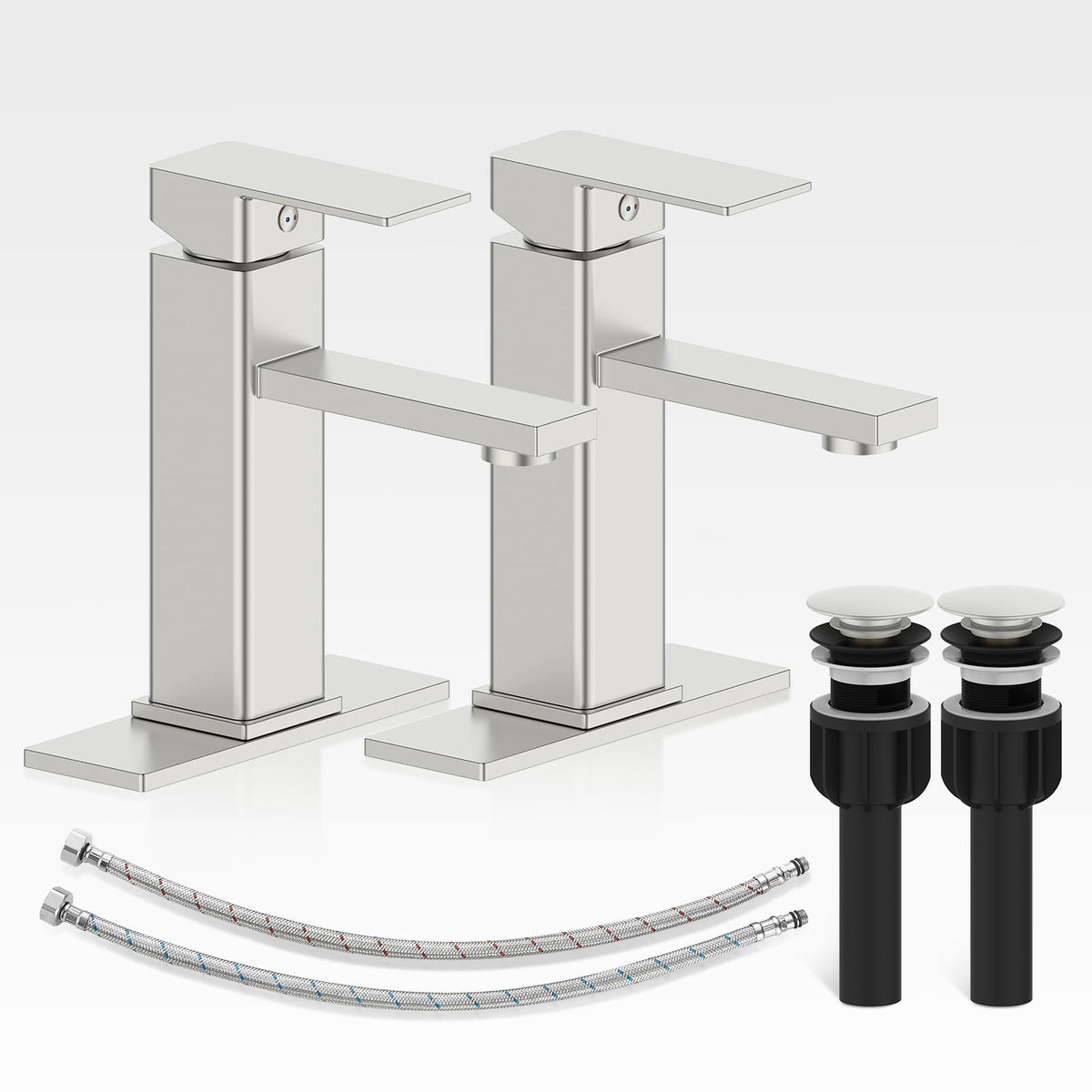 Casavilla bathroom faucet-2-sets viewed top view for cohesive vanity upgrade