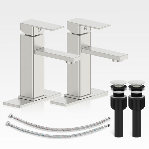 Casavilla bathroom faucet-2-sets viewed top view for cohesive vanity upgrade
