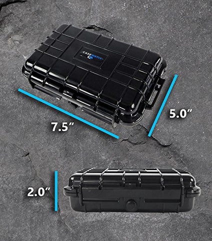 Casematix case interior-foam cushions the imaging sensor during drops