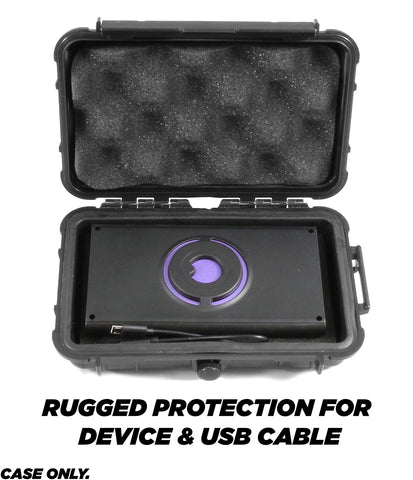 Casematix case with airtight-seal waterproof liner protects against moisture and dust