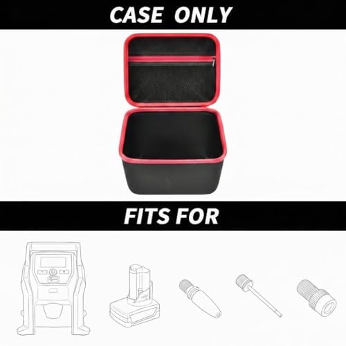 Casmilee inflator case open view showing padded interior