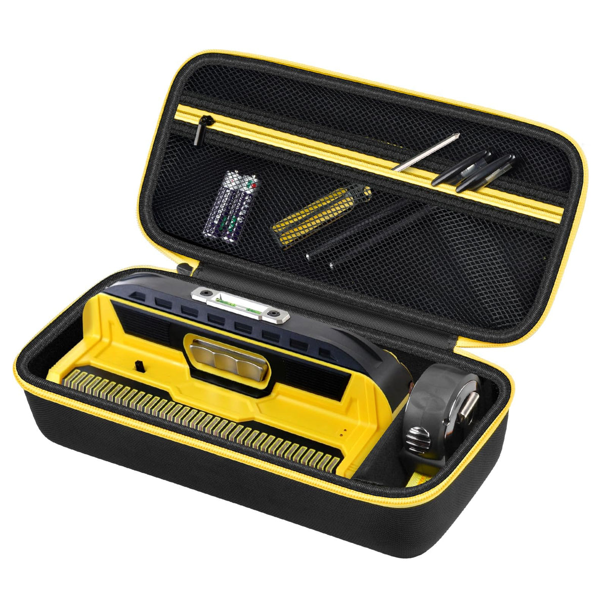 Casmilee case with snug-fit interior protects Franklin sensors during transport.