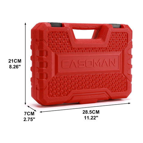 CASOMAN 1/4-inch drive bits set for driving screws with confidence.
