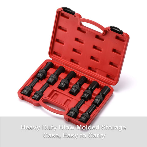 CASOMAN 17-19mm deep sockets for 1/2 drive, wide size range