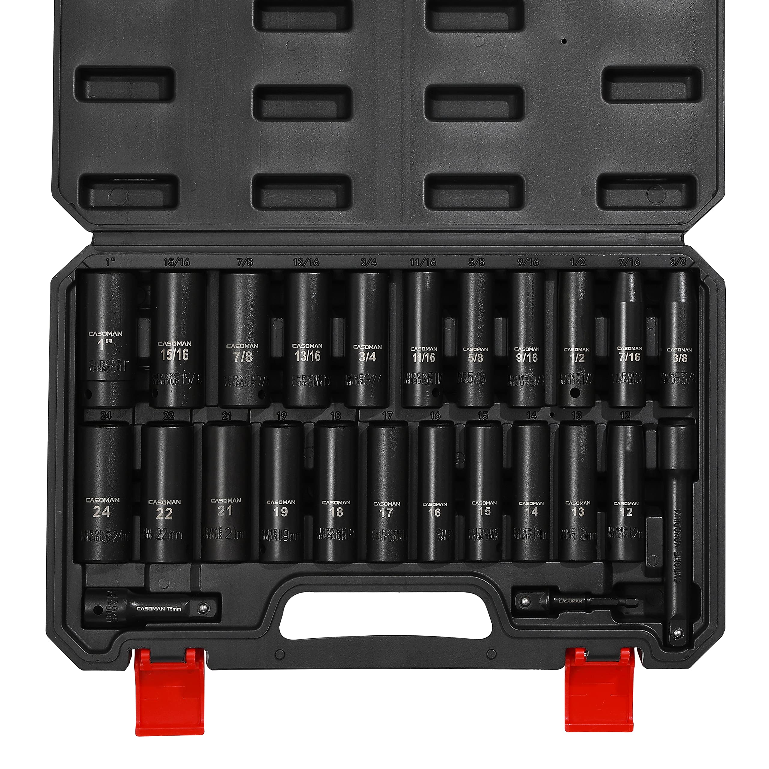 CASOMAN 1/2-1/4 adapter expands tool compatibility