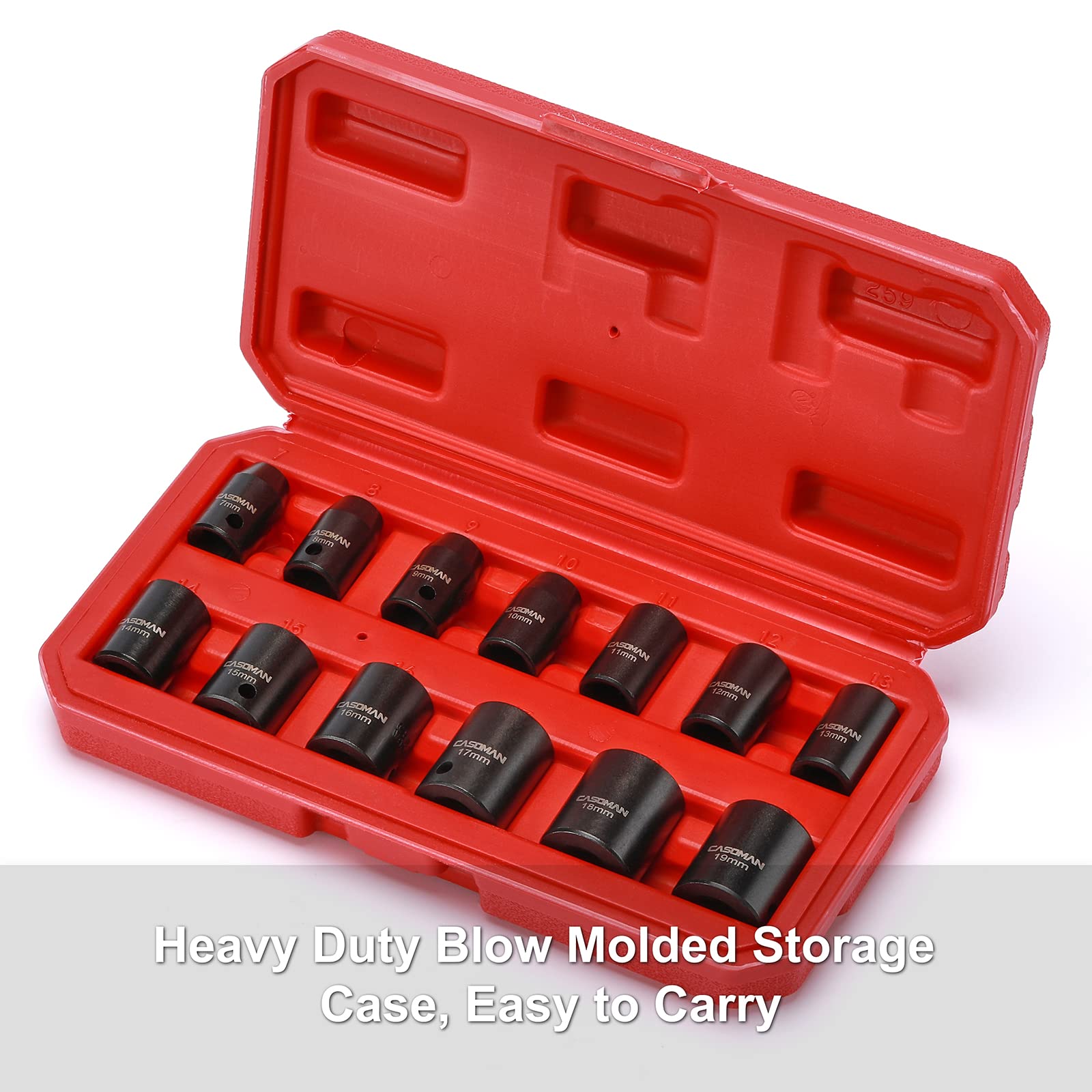 Casoman 17mm socket for high-torque applications