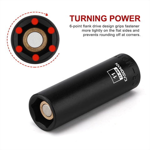 Casoman 15mm metric socket provides power for larger fasteners.