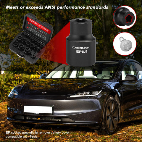 CASOMAN black phosphate finish resists corrosion during real-world use
