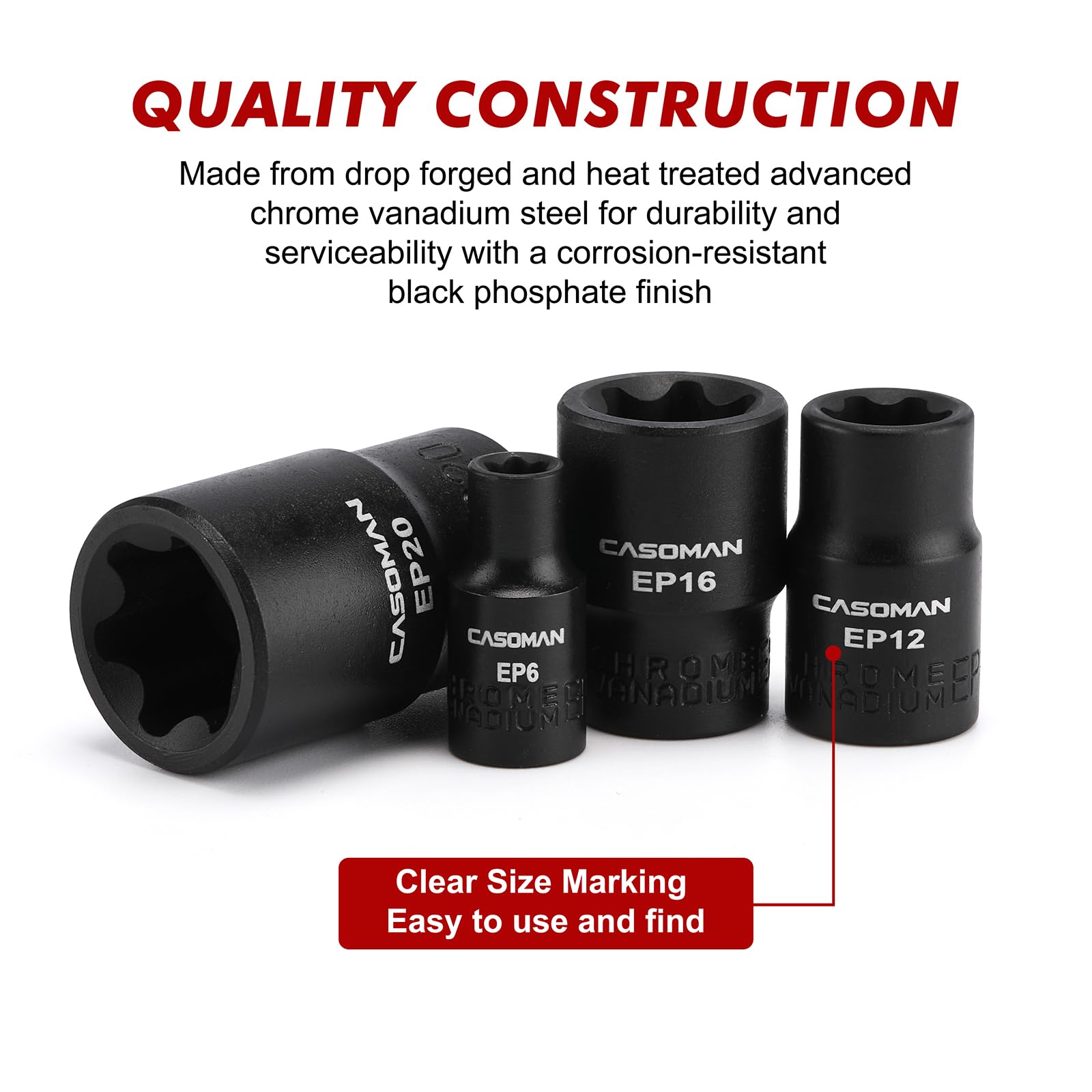 CASOMAN Tesla EP8.8 socket enables battery cover removal