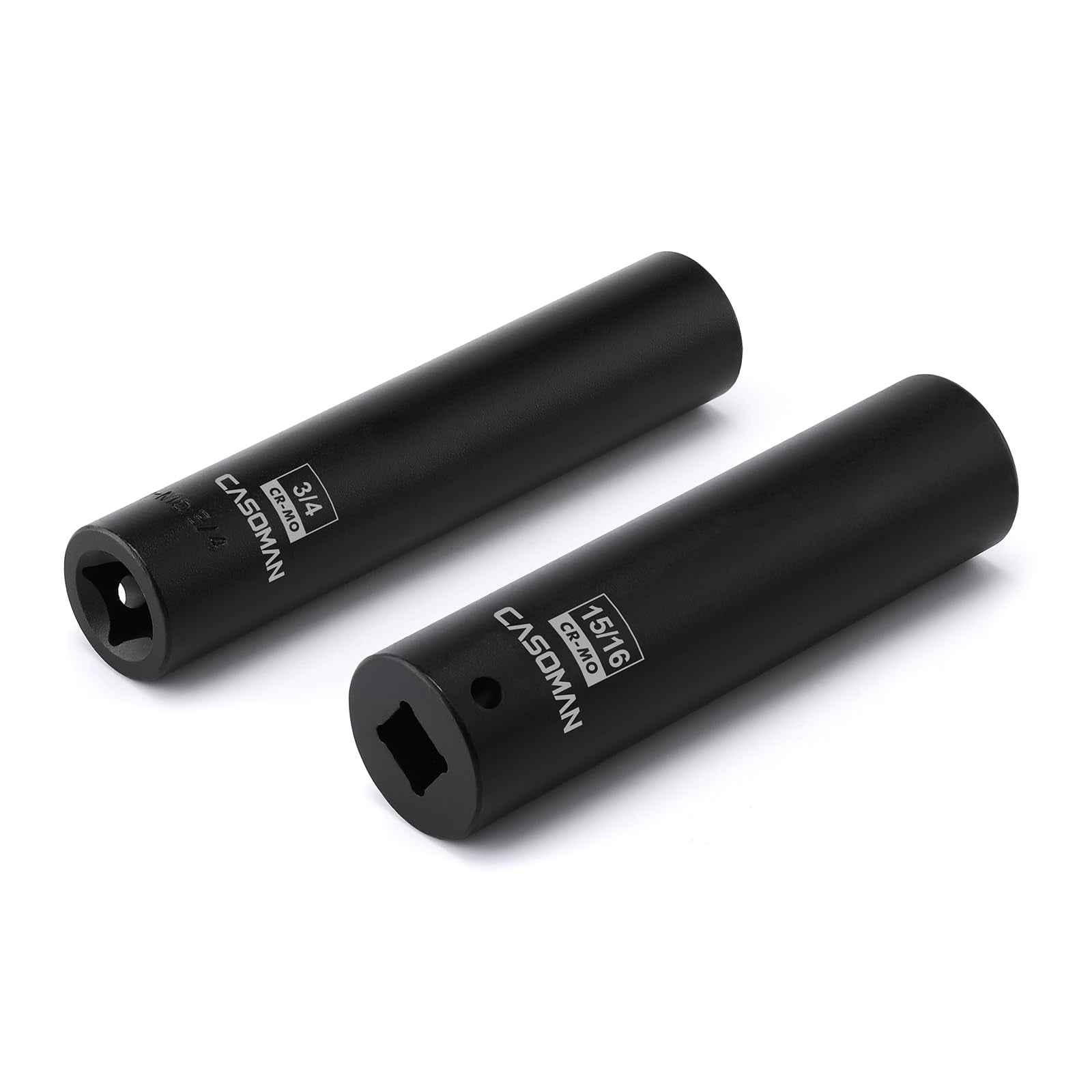 CASOMAN 3/4-inch deep socket close-up with laser size markings
