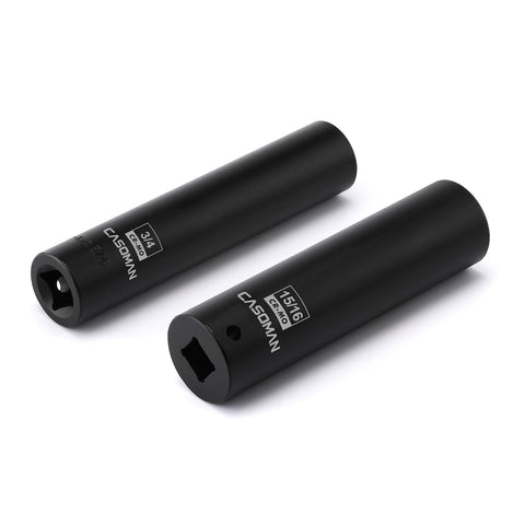 CASOMAN 3/4-inch deep socket close-up with laser size markings