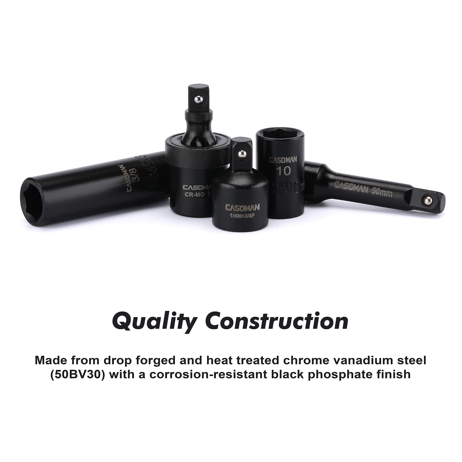 CASOMAN SAE shallow 5/32-inch socket, agile for recessed fasteners