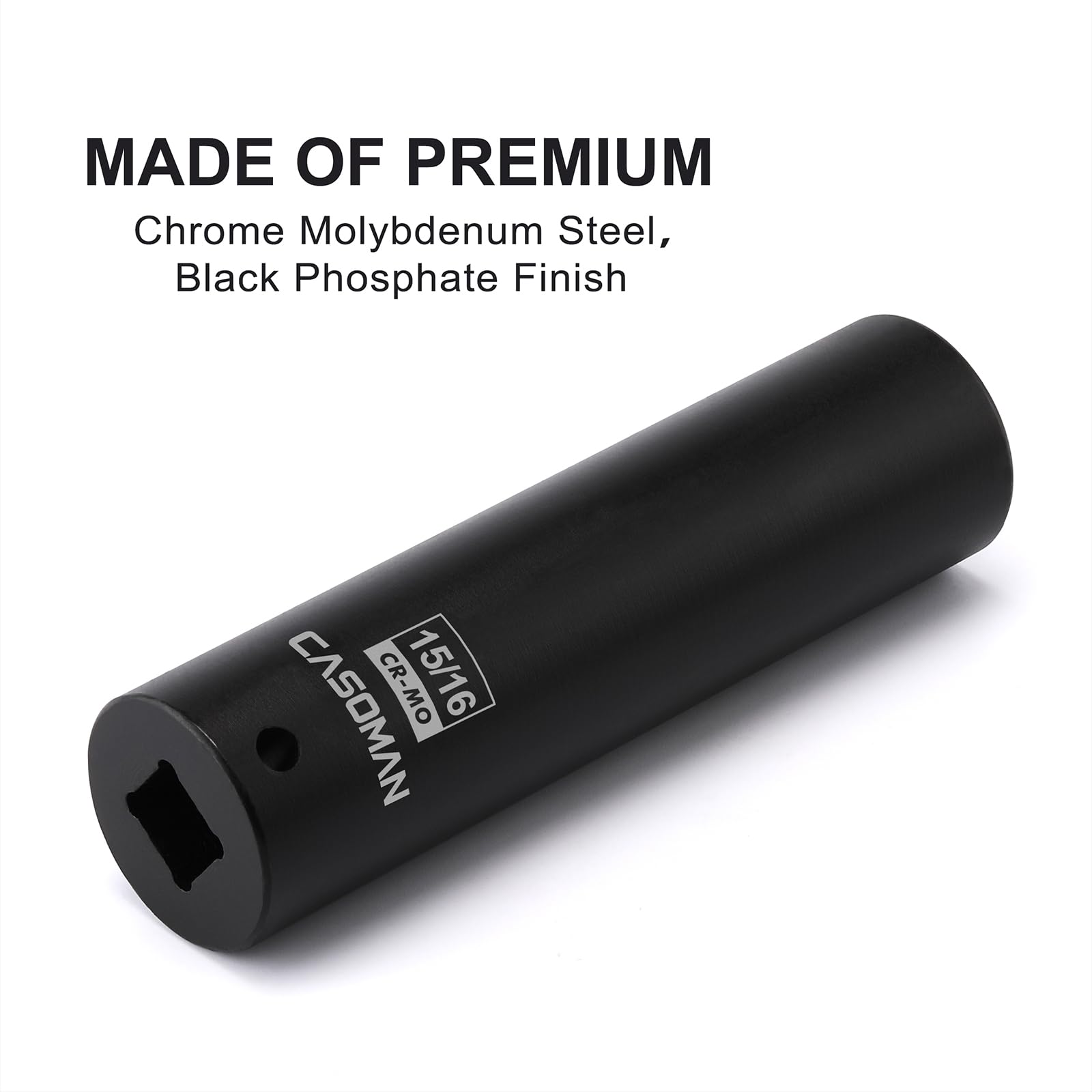 CASOMAN 6-point opening grips fasteners securely to reduce cam-out