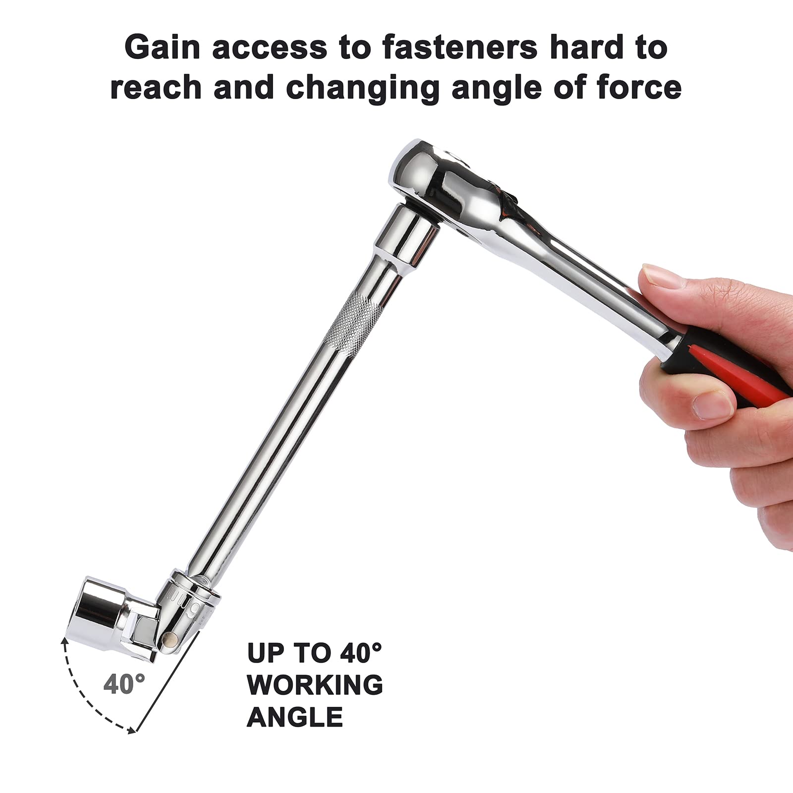 Casoman 6-point opening grips flats to prevent rounding.
