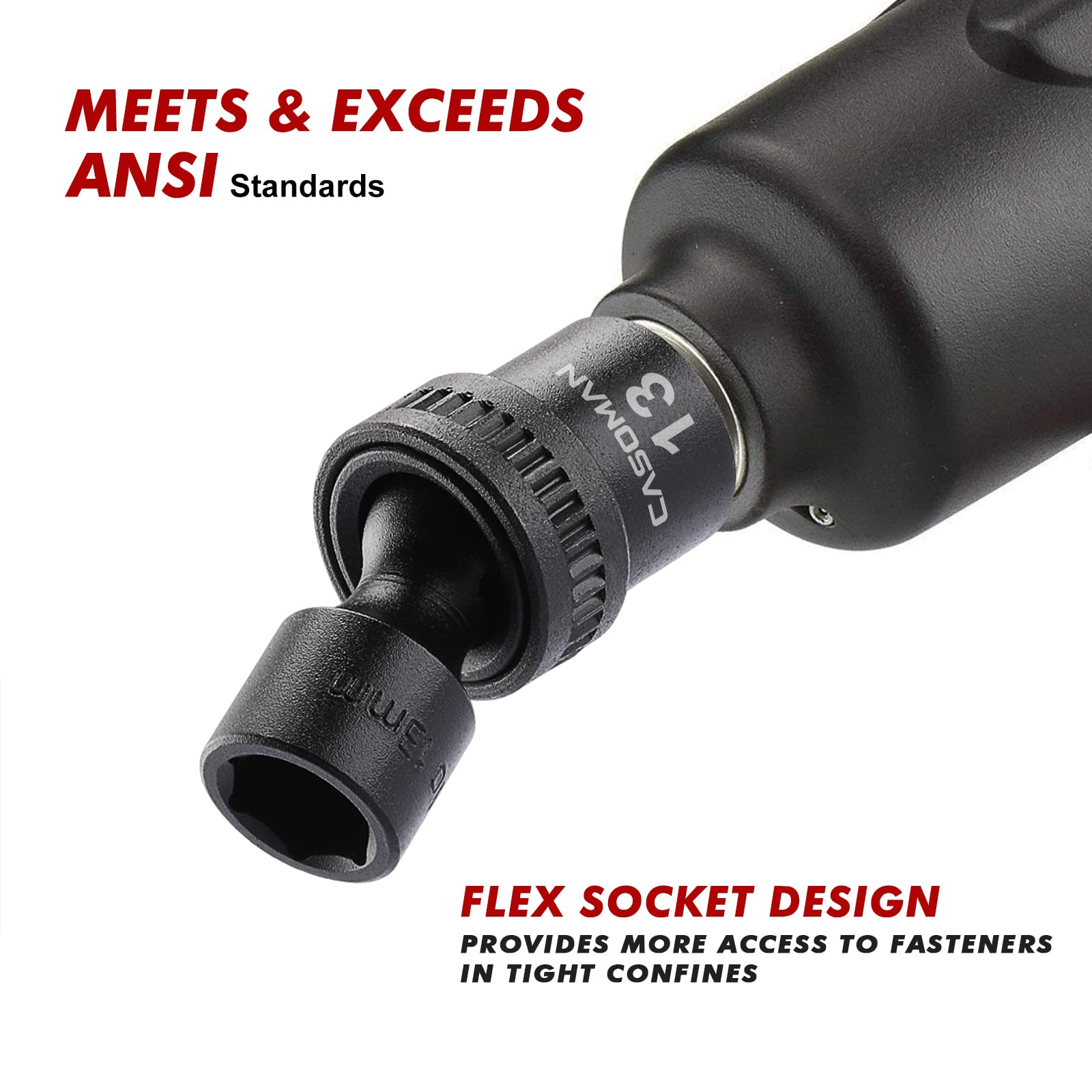 Casoman ANSI-standard performance for reliable tool use.