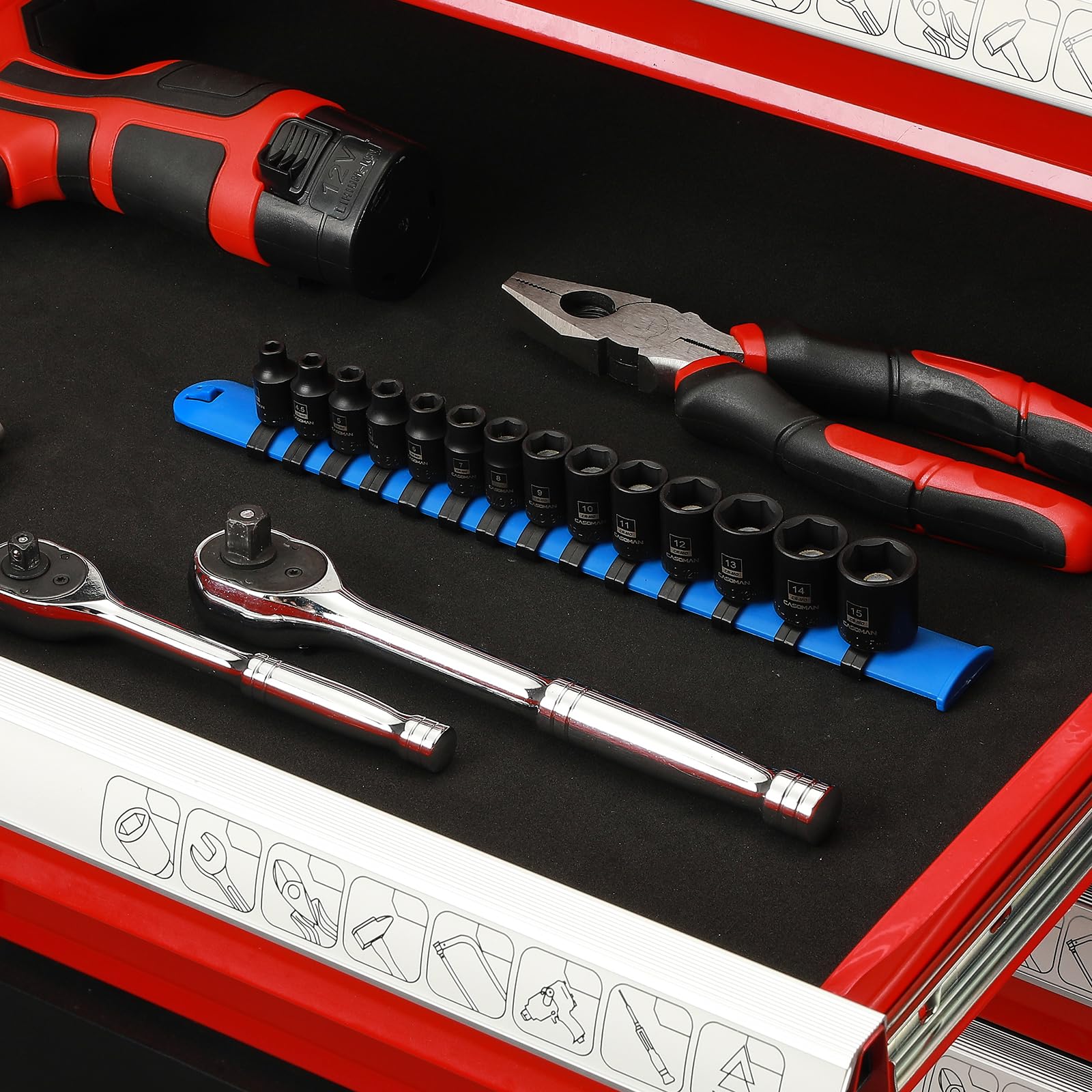 CASOMAN sockets meet ANSI performance standards for consistent torque.