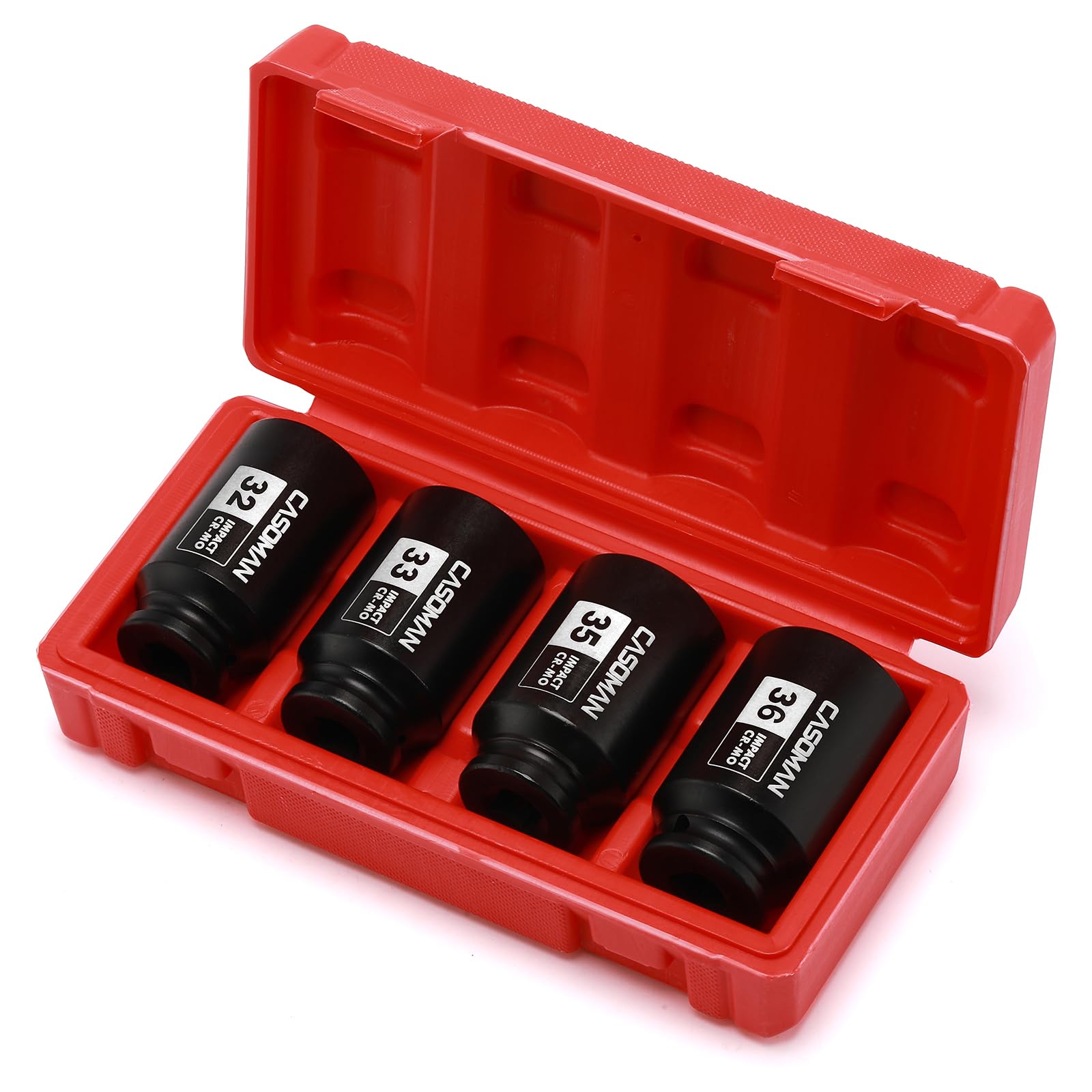 Casoman 33mm axle nut socket for precise fit on many vehicles