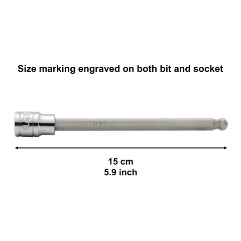 CASOMAN ball-end hex bit 6mm suits recessed fasteners