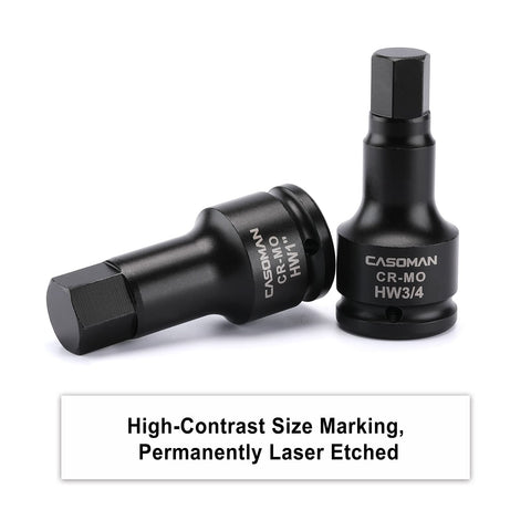CASOMAN black phosphate finish resists corrosion during use