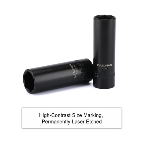 Casoman black phosphate finish resists corrosion for longer tool life