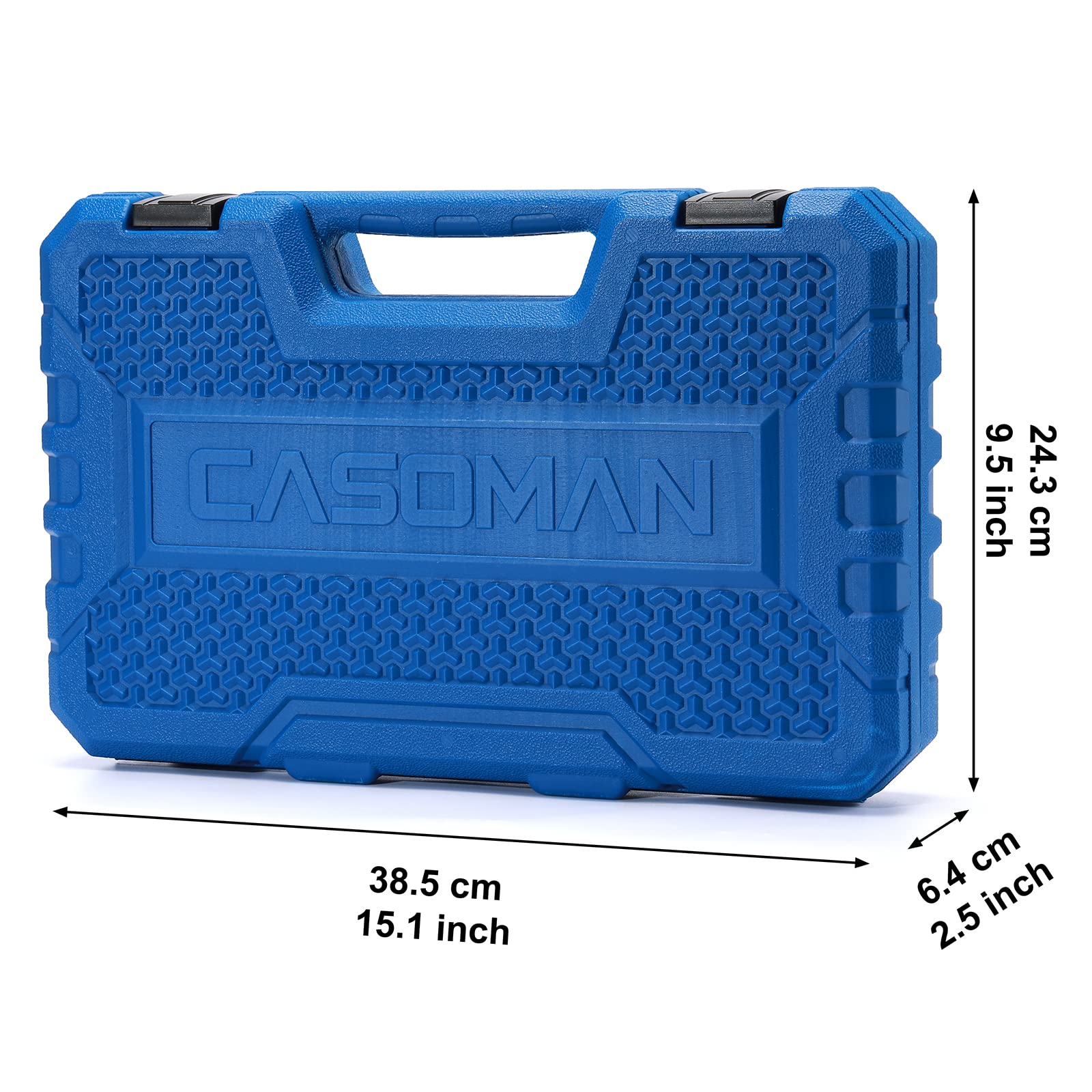 Casoman Carrying case shown keeping tools organized on-site