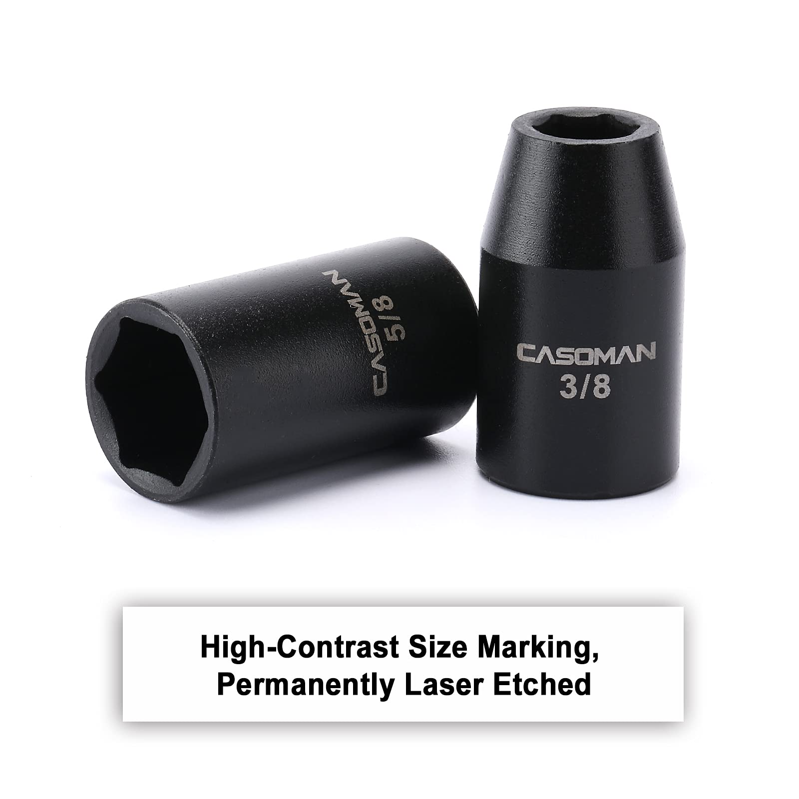 Casoman chrome vanadium steel construction provides durability.