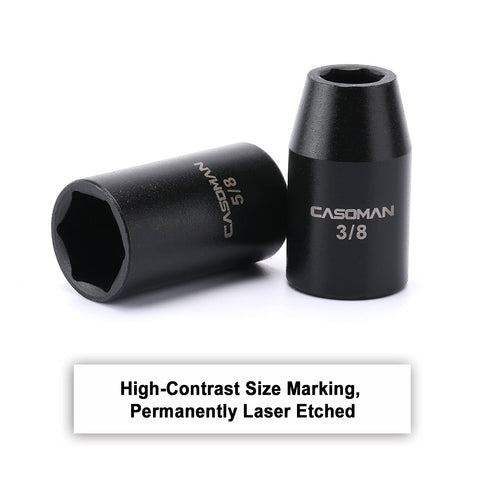 Casoman chrome vanadium steel construction provides durability.